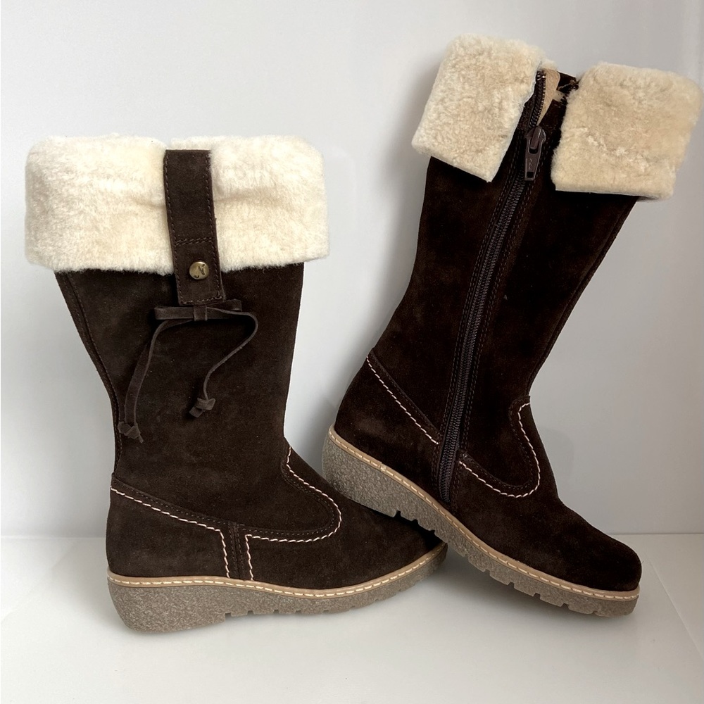 NATURINO leather  Boots Girl Toddlers Eu 28 Us 11 Zipper
